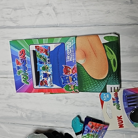 PJ Mask Bundle Pillow Case Utensils Plush - Picture 2 of 4